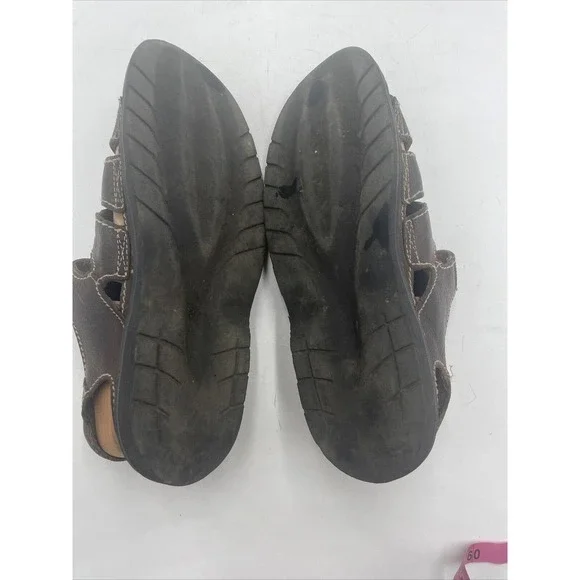 VTG Dr Martens Sandals Mens Size 13 Fish‎ Chunky Leather  display picture 3